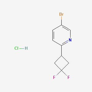 5-Bromo-2-(3,3-difluorocyclobutyl)pyridine hydrochloride