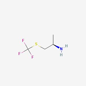 (R)-1-((Trifluoromethyl)thio)propan-2-amine