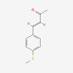 molecular formula C11H12OS B13529863 4-[4-(Methylsulfanyl)phenyl]but-3-en-2-one 