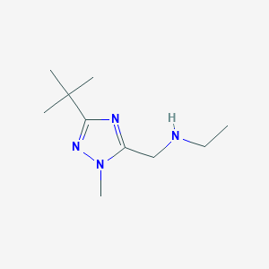 n-((3-(Tert-butyl)-1-methyl-1h-1,2,4-triazol-5-yl)methyl)ethanamine