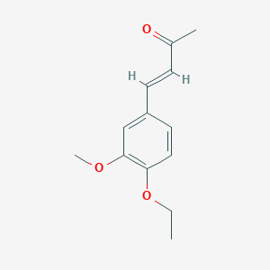 molecular formula C13H16O3 B13529928 4-(4-Ethoxy-3-methoxyphenyl)but-3-en-2-one CAS No. 943596-70-1