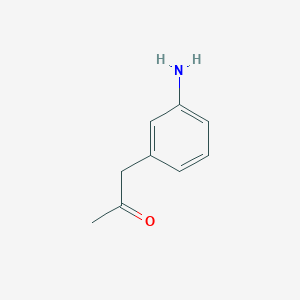 molecular formula C9H11NO B13529962 1-(3-Aminophenyl)propan-2-one 