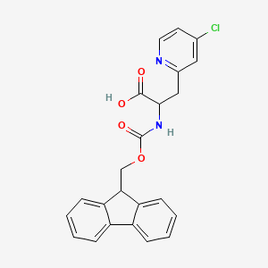 (2R)-3-(4-chloro-2-pyridyl)-2-(9H-fluoren-9-ylmethoxycarbonylamino)propanoic acid