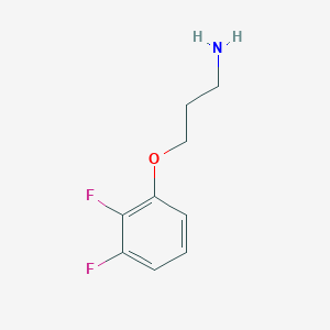 molecular formula C9H11F2NO B13529981 3-(2,3-Difluorophenoxy)propan-1-amine 