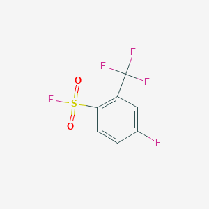 4-Fluoro-2-(trifluoromethyl)benzene-1-sulfonyl fluoride