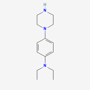 molecular formula C14H23N3 B13530013 n,n-Diethyl-4-(piperazin-1-yl)aniline CAS No. 479226-35-2