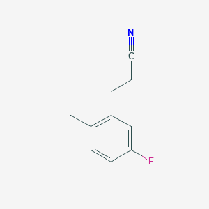 5-Fluoro-2-methylphenylpropanenitrile