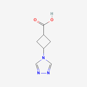 (1r,3r)-3-(4H-1,2,4-triazol-4-yl)cyclobutane-1-carboxylic acid