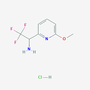 2,2,2-Trifluoro-1-(6-methoxypyridin-2-yl)ethan-1-aminehydrochloride