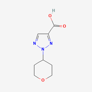 2-(oxan-4-yl)-2H-1,2,3-triazole-4-carboxylicacid