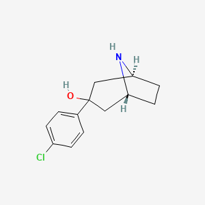 (1R,3S,5S)-3-(4-chlorophenyl)-8-azabicyclo[3.2.1]octan-3-ol