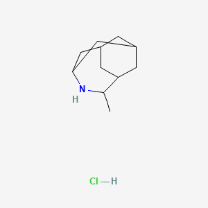 5-Methyl-4-azatricyclo[4.3.1.1,3,8]undecanehydrochloride