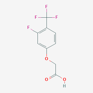 2-(3-Fluoro-4-(trifluoromethyl)phenoxy)acetic acid