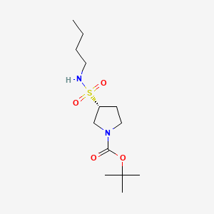 tert-butyl(3R)-3-(butylsulfamoyl)pyrrolidine-1-carboxylate