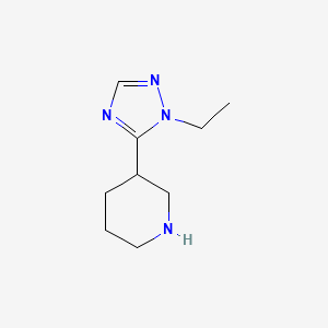 3-(1-Ethyl-1h-1,2,4-triazol-5-yl)piperidine