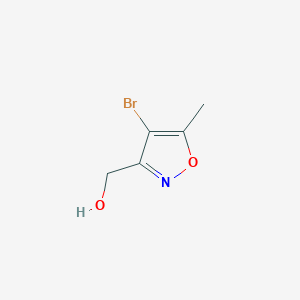 molecular formula C5H6BrNO2 B13530189 (4-Bromo-5-methyl-1,2-oxazol-3-yl)methanol 