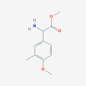 Methyl 2-amino-2-(4-methoxy-3-methylphenyl)acetate