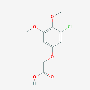 2-(3-Chloro-4,5-dimethoxyphenoxy)acetic acid