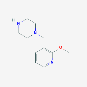 1-((2-Methoxypyridin-3-yl)methyl)piperazine