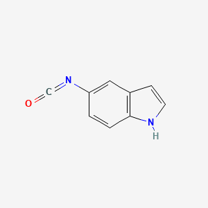 molecular formula C9H6N2O B13530269 5-isocyanato-1H-indole 