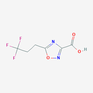 5-(3,3,3-Trifluoropropyl)-1,2,4-oxadiazole-3-carboxylic acid