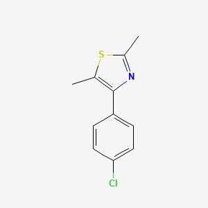 B1353032 4-(4-Chlorophenyl)-2,5-dimethylthiazole CAS No. 206556-03-8