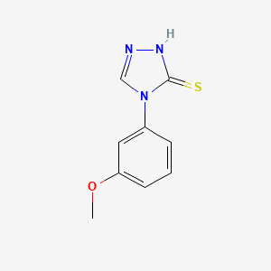molecular formula C9H9N3OS B1353033 4-(3-甲氧基苯基)-4H-1,2,4-三唑-3-硫醇 CAS No. 36017-21-7