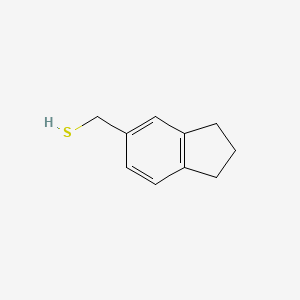 molecular formula C10H12S B13530331 (2,3-Dihydro-1h-inden-5-yl)methanethiol 