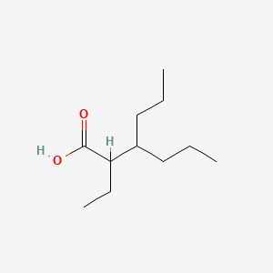 molecular formula C11H22O2 B13530344 2-Ethyl-3-propylhexanoic acid CAS No. 58888-88-3