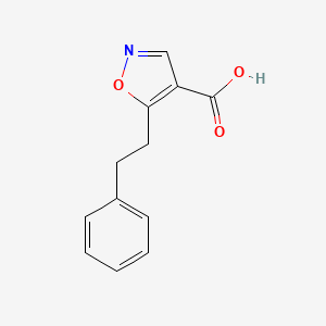 5-Phenethylisoxazole-4-carboxylic acid