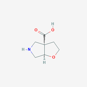 (3AS,6aR)-hexahydro-3aH-furo[2,3-c]pyrrole-3a-carboxylic acid