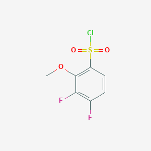 molecular formula C7H5ClF2O3S B13530418 3,4-Difluoro-2-methoxybenzene-1-sulfonyl chloride 