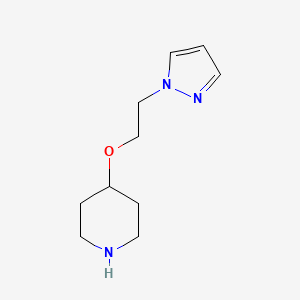 4-(2-(1h-Pyrazol-1-yl)ethoxy)piperidine