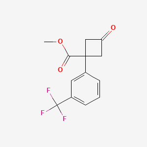 Methyl 3-oxo-1-(3-(trifluoromethyl)phenyl)cyclobutane-1-carboxylate