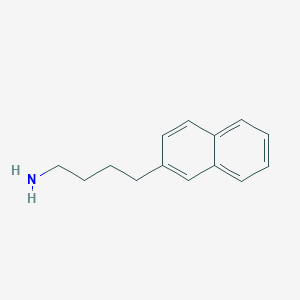 molecular formula C14H17N B13530488 4-(Naphthalen-2-yl)butan-1-amine 