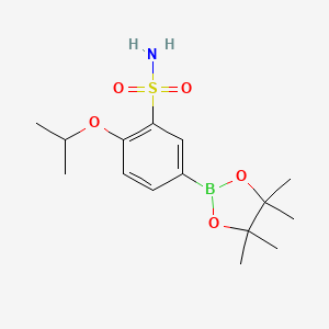 2-Isopropoxy-5-(4,4,5,5-tetramethyl-1,3,2-dioxaborolan-2-yl)benzenesulfonamide