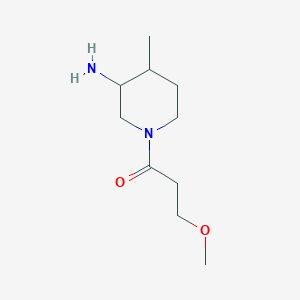 1-(3-Amino-4-methylpiperidin-1-yl)-3-methoxypropan-1-one