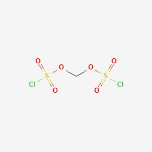 molecular formula CH2Cl2O6S2 B1353058 亚甲基双(氯硫酸盐) CAS No. 92975-18-3