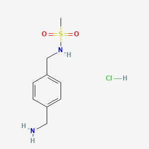 N-{[4-(aminomethyl)phenyl]methyl}methanesulfonamidehydrochloride