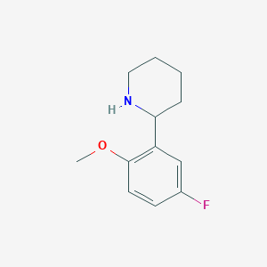 2-(5-Fluoro-2-methoxyphenyl)piperidine