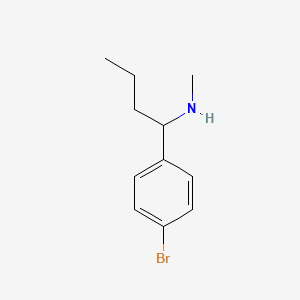 [1-(4-Bromophenyl)butyl](methyl)amine