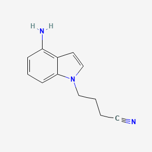 4-(4-Amino-1h-indol-1-yl)butanenitrile