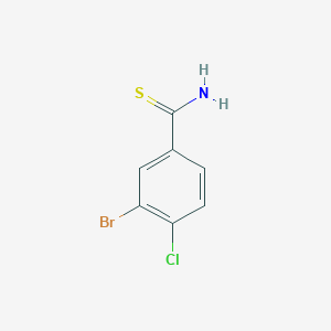 3-Bromo-4-chlorobenzene-1-carbothioamide