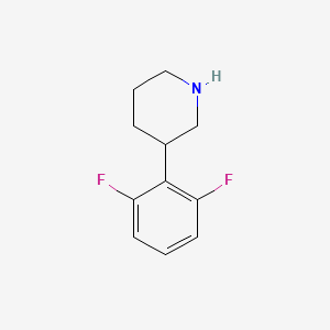 molecular formula C11H13F2N B13530745 3-(2,6-Difluorophenyl)piperidine CAS No. 1044768-77-5