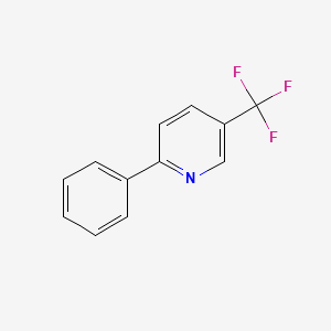 molecular formula C12H8F3N B1353077 2-フェニル-5-(トリフルオロメチル)ピリジン CAS No. 188527-56-2