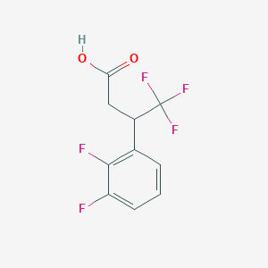 3-(2,3-Difluorophenyl)-4,4,4-trifluorobutanoic acid