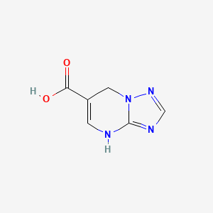 molecular formula C6H6N4O2 B13530787 4,7-Dihydro-[1,2,4]triazolo[1,5-a]pyrimidine-6-carboxylic acid 