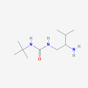 1-(2-Amino-3-methylbutyl)-3-(tert-butyl)urea