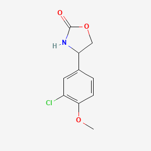 4-(3-Chloro-4-methoxyphenyl)oxazolidin-2-one