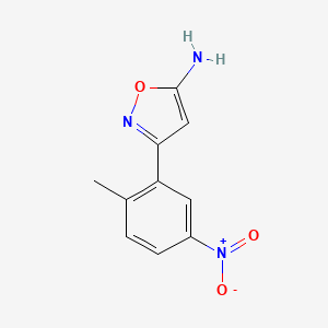 3-(2-Methyl-5-nitrophenyl)isoxazol-5-amine